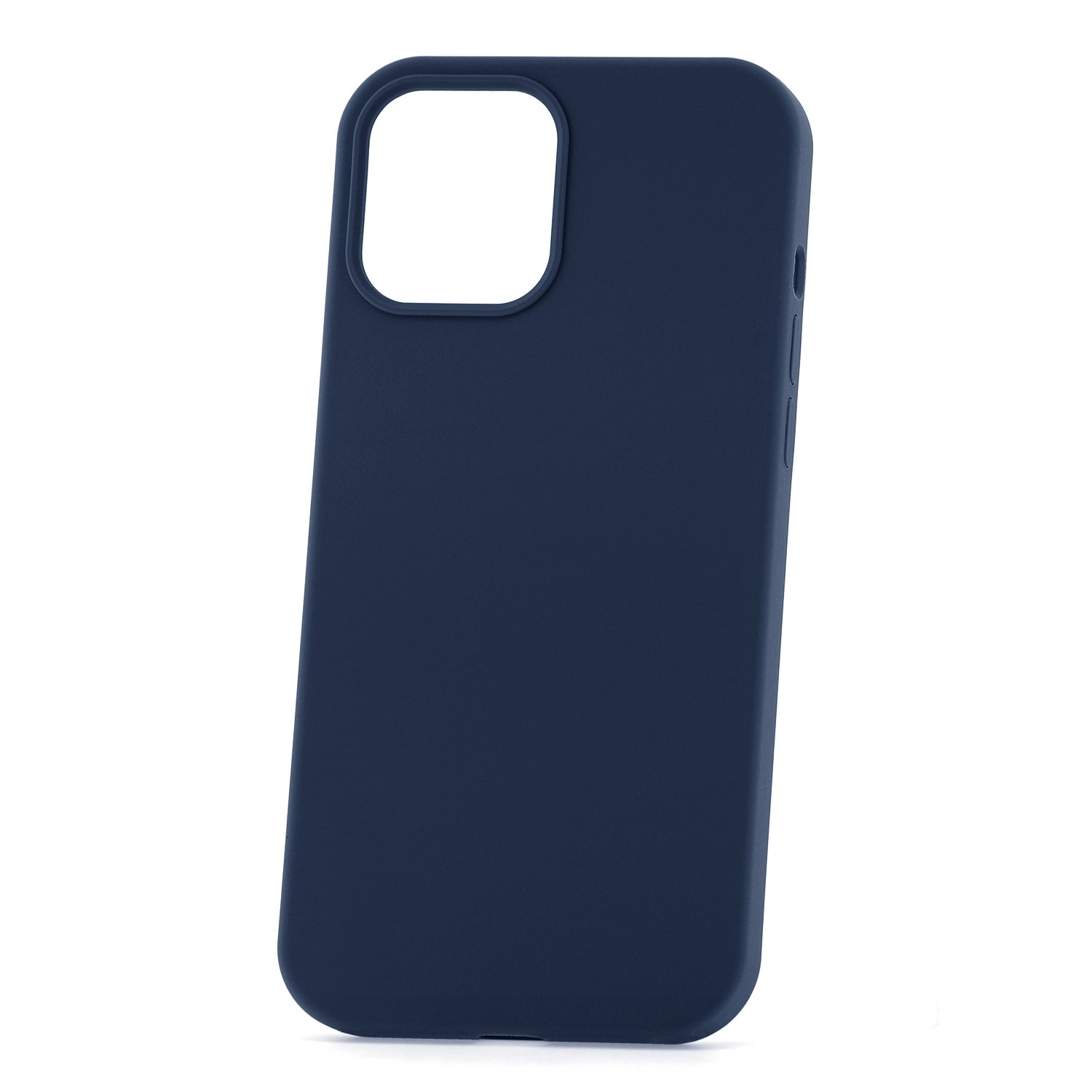 фото Чехол kruche для iphone 12 pro max silicone midnight blue кruче