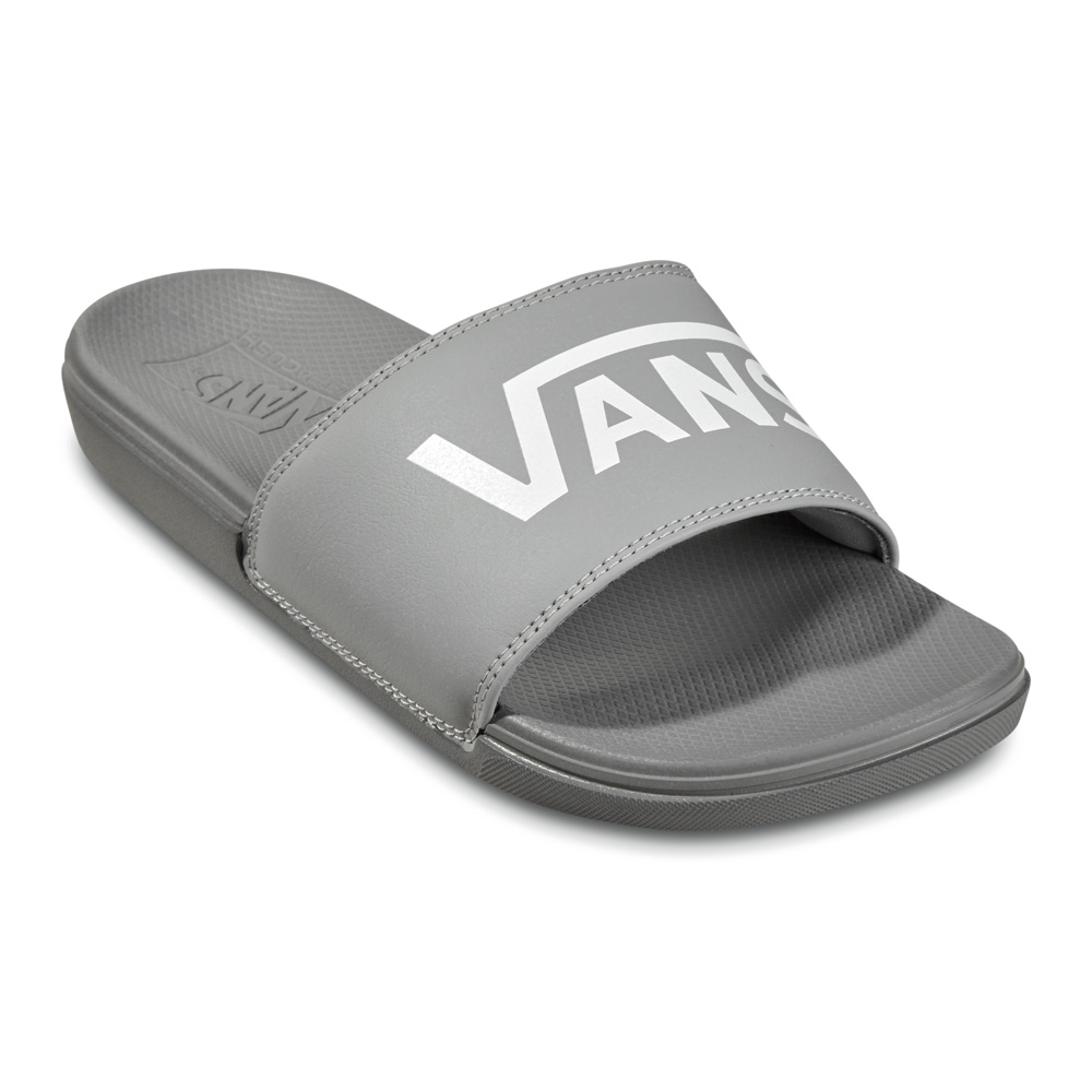 фото Шлепанцы мужские vans mn la costa slide-on (vans) drizzle/ серые 7 uk