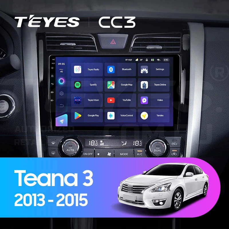

Штатная магнитола Teyes CC3 4/32 Nissan Teana J33 (2013-2015) Тип-B, CC3