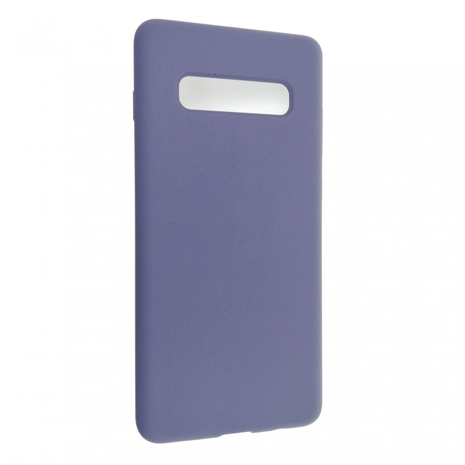 фото Чехол накладка для телефона samsung galaxy s10+ kruche silicone lavender gray кruче