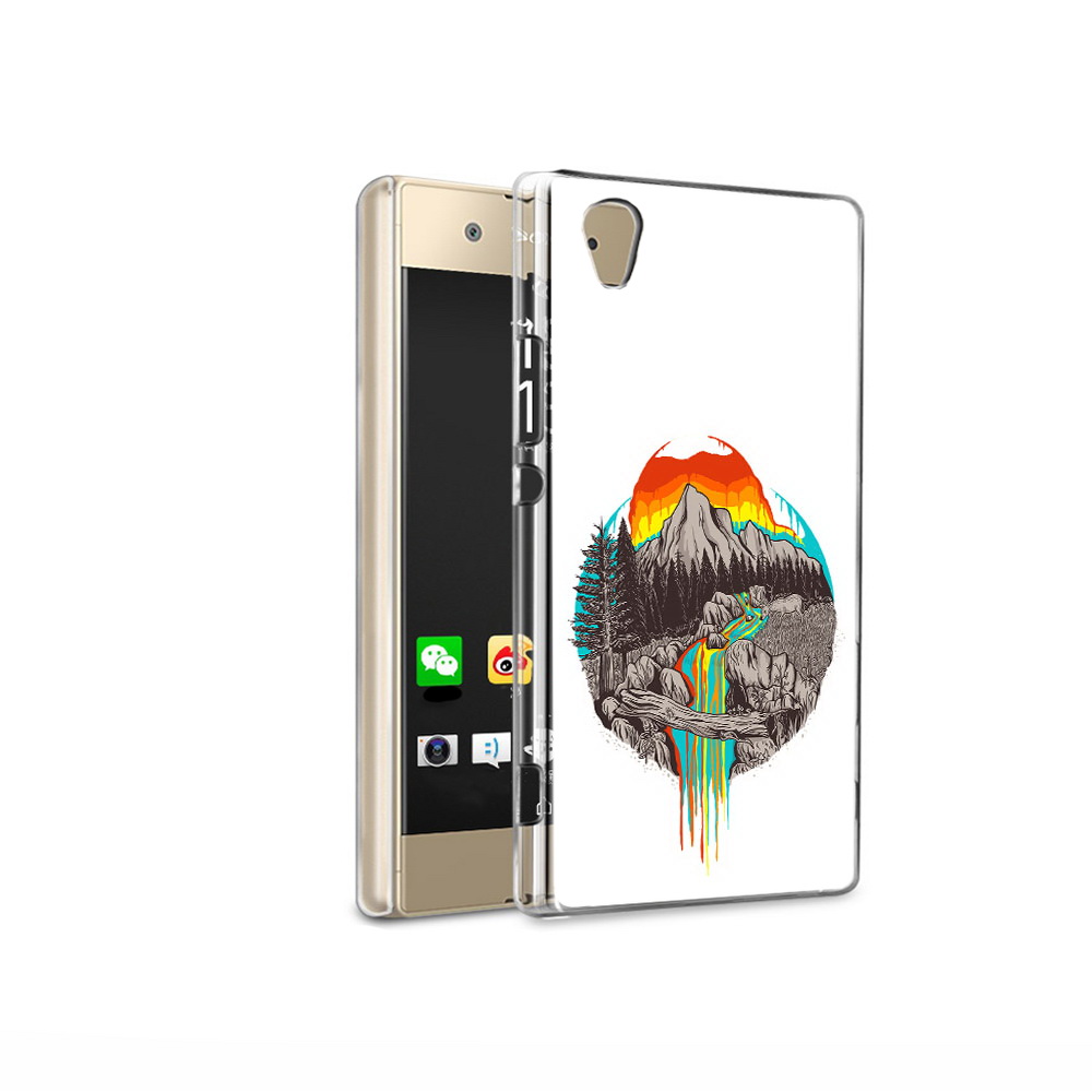 

Чехол MyPads Tocco для Sony Xperia XA1 Ultra Радужный водопад (PT67027.252.144), Прозрачный, Tocco