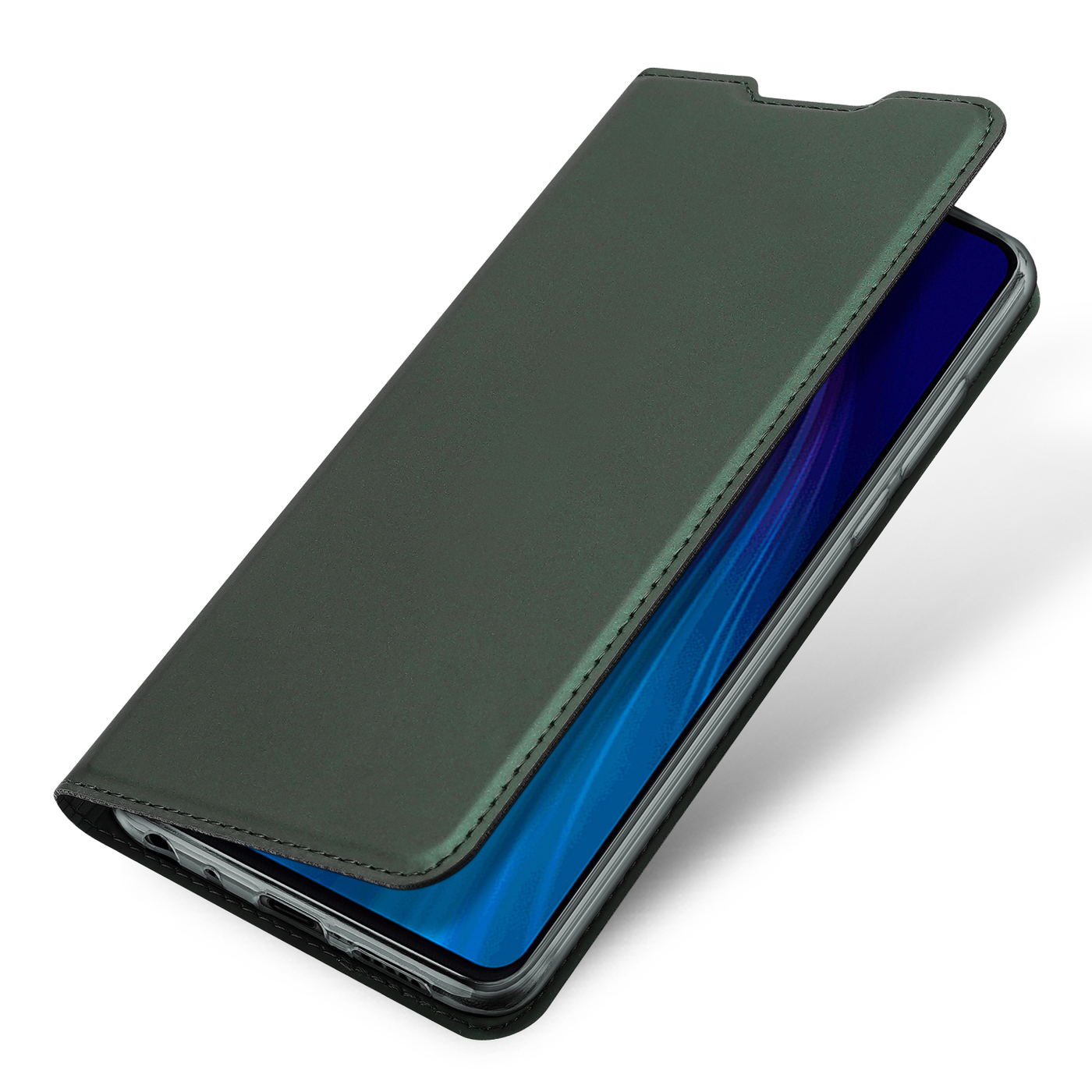 фото Чехол книжка dux ducis для xiaomi redmi note 8t / note 8 skin series изумрудный