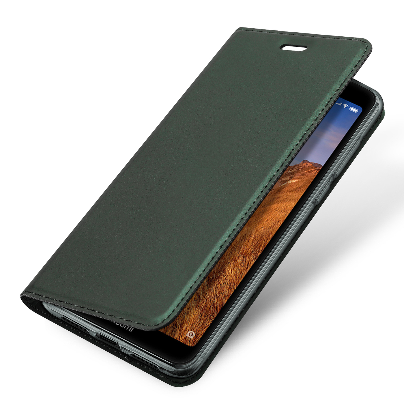 фото Чехол книжка dux ducis для xiaomi redmi 7a skin series зеленый