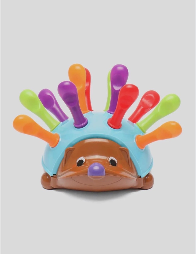 Развивающая игрушка Ежик Shop for you малышам, цвет голубой