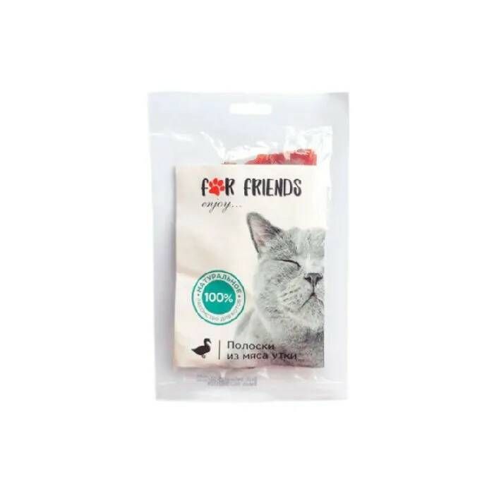 

For Friends лакомство дкошек «Полоски из мяса утки» 50 гр 4527 НОВИНКА 8 шт, For Friends лакомство дкошек «Полоски из мяса утки» 50 гр 4527 НОВИНКА (8 шт)