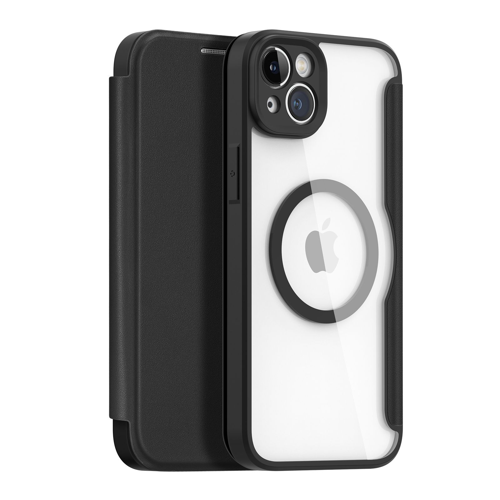 

Чехол книжка Dux Ducis для iPhone 14 Plus 6.7" (with MagSafe) черный, iPhone 14 Plus 6.7"