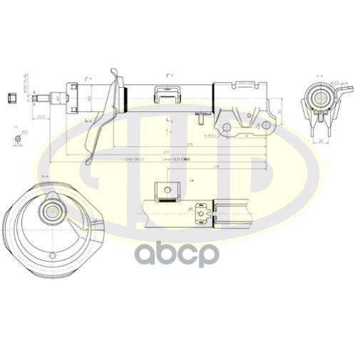 

Амортизатор перед r (стойка) cit c-crosser 07-/mit outlander ii 06-/pgt 4007 07-
