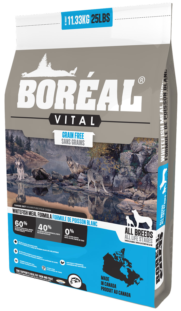 

Сухой корм для собак и щенков BOREAL Vital , с белой рыбой, 2.26кг, Vital