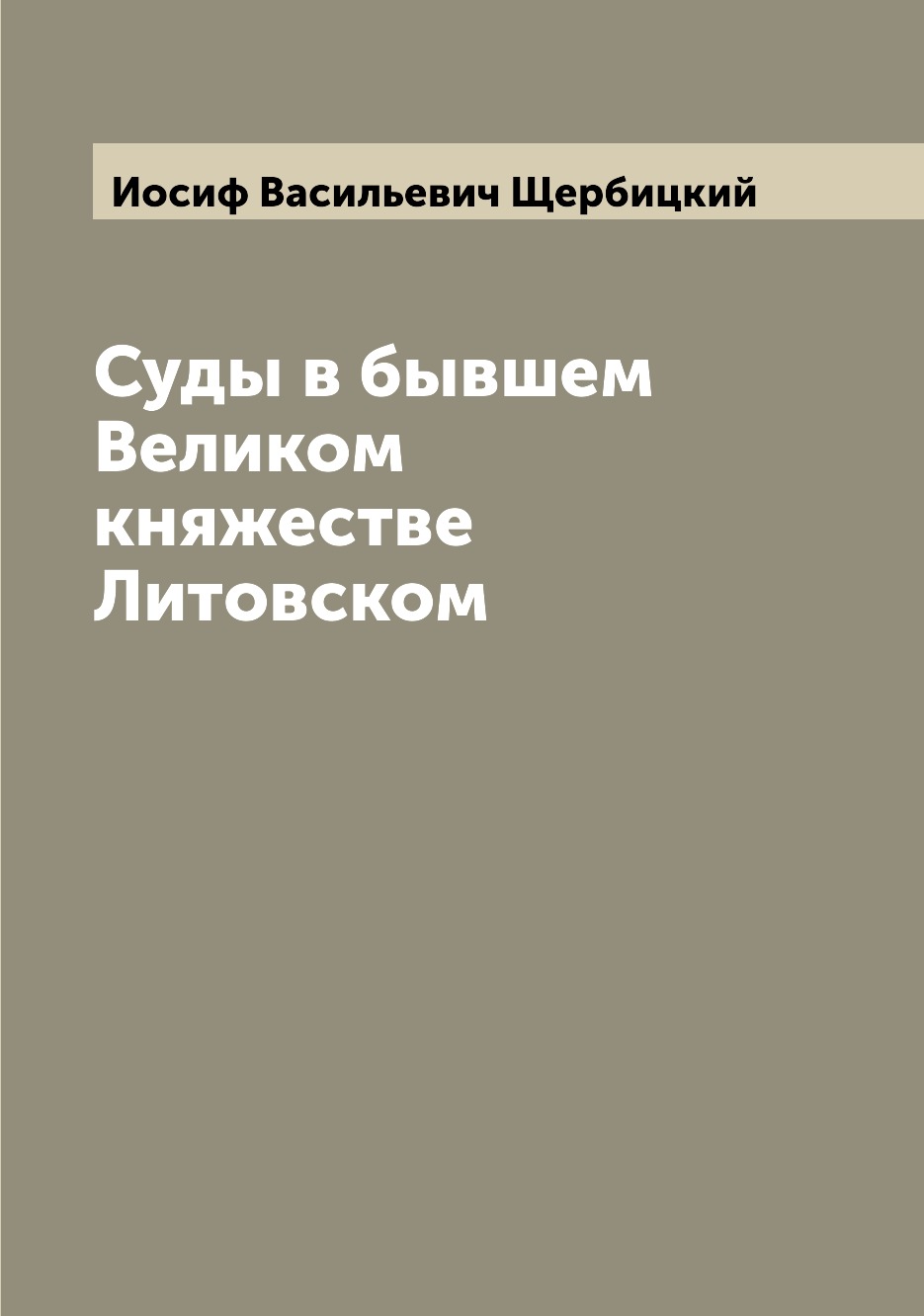 

Книга Суды в бывшем Великом княжестве Литовском