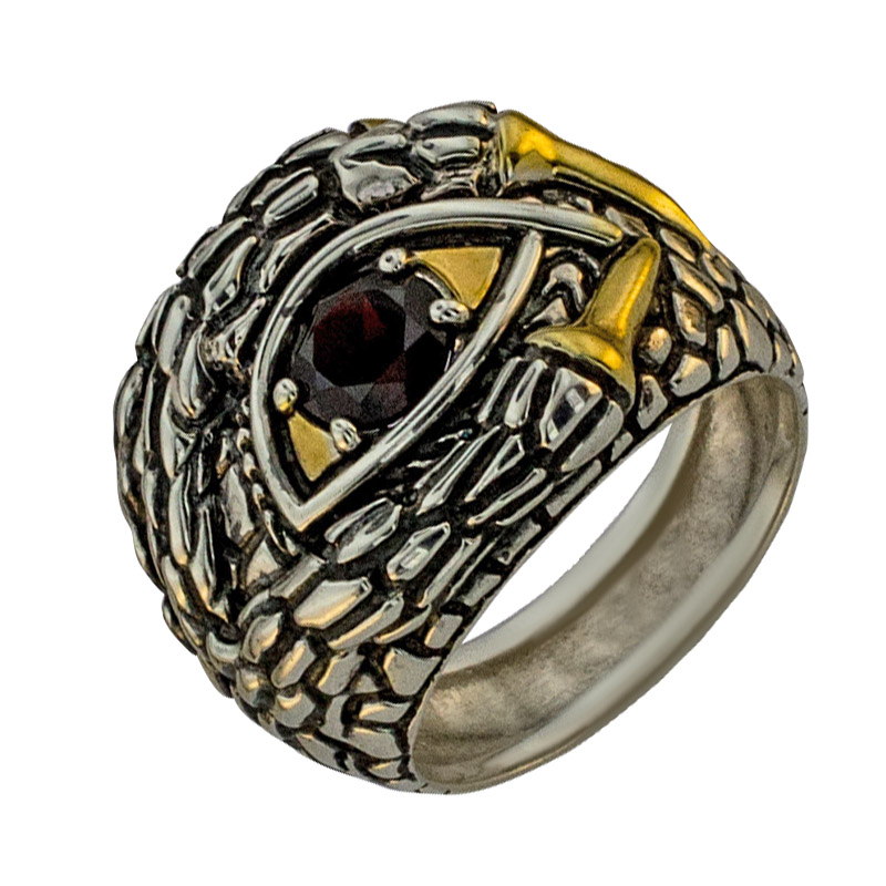 

Кольцо из серебра с гранатом р. 19,5 ALORIS Кольцо 1847Г, Кольцо 1847Г
