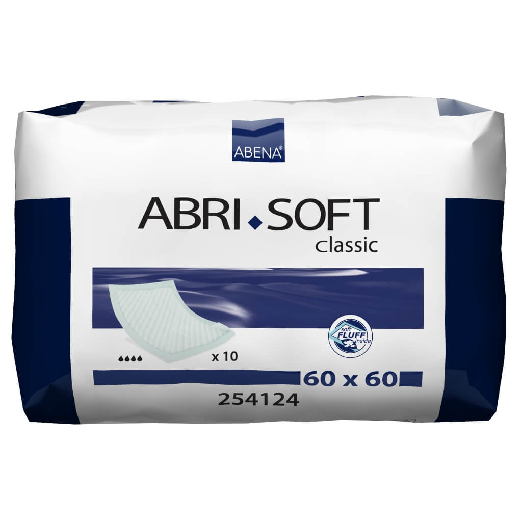 Купить Abri-Soft Classic, Простыни пеленки Abena Abri-Soft впитывающие Classic 60x60 см 10 шт.