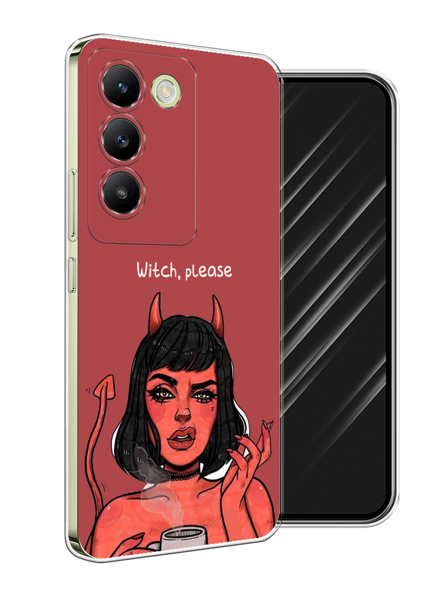 

Чехол Awog на Vivo V30 lite 4G/Y100 4G/T3 5G/V30 SE 5G "Evil Girl", Бордовый;черный, 2610850-1