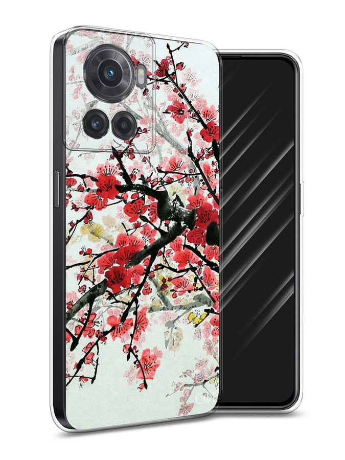 

Чехол Awog на OnePlus 10R / ВанПлас 10R "Сакура", Разноцветный, 152950-4