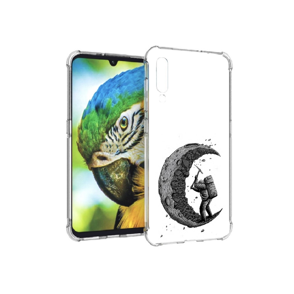 

Чехол MyPads Tocco для Xiaomi Mi 9 камненная луна (PT126035.255.384), Прозрачный, Tocco