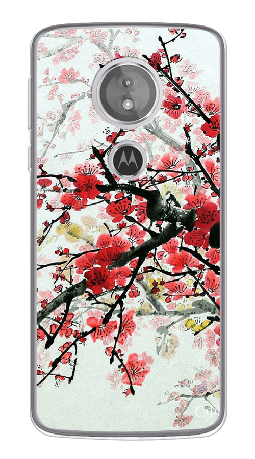 

Чехол Awog на Motorola Moto G6 Play / Моторола Мото G6 Плэй "Сакура", Разноцветный, 240950-4