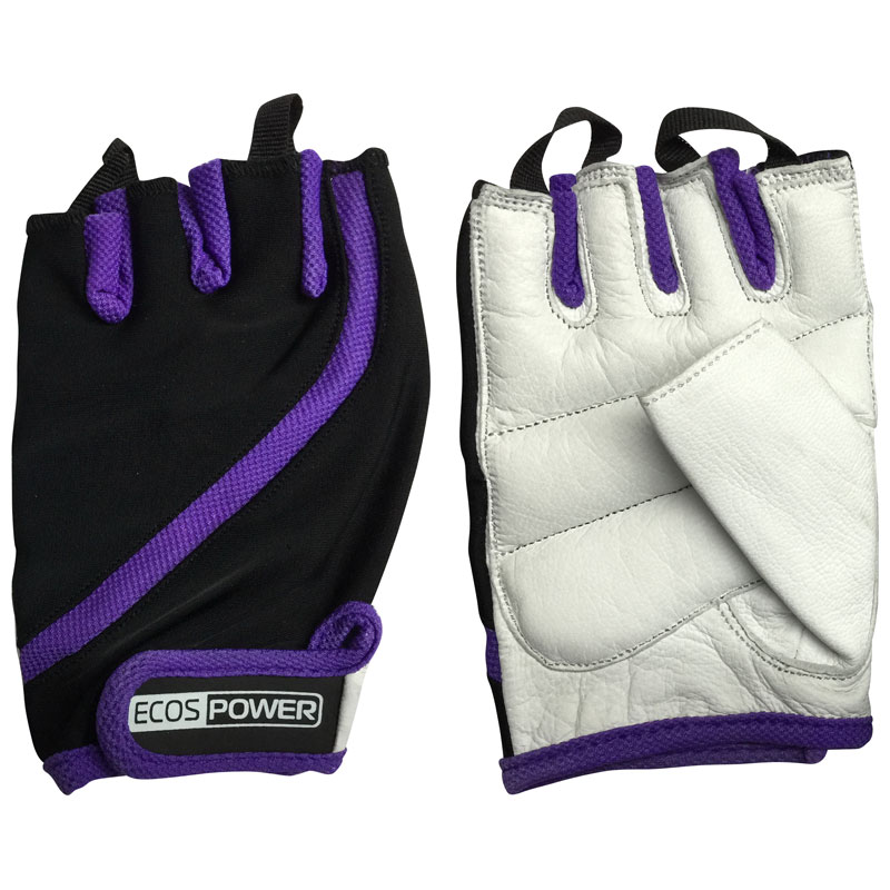 Перчатки для фитнеса Ecos 002353, черный, M