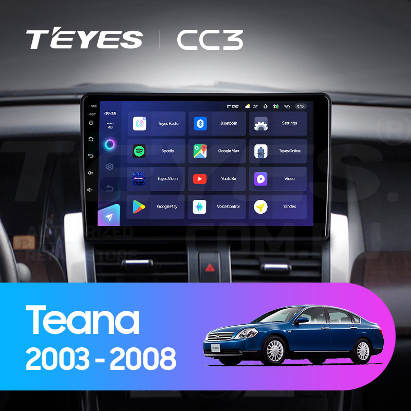 

Штатная магнитола Teyes CC3 4/32 Nissan Teana J31 (2003-2008) F1, CC3