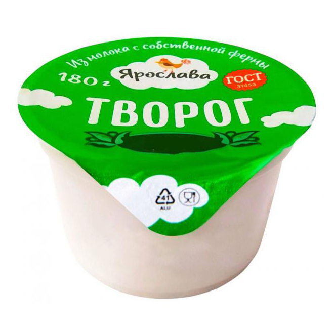 

Творог Ярослава 2% 180 г