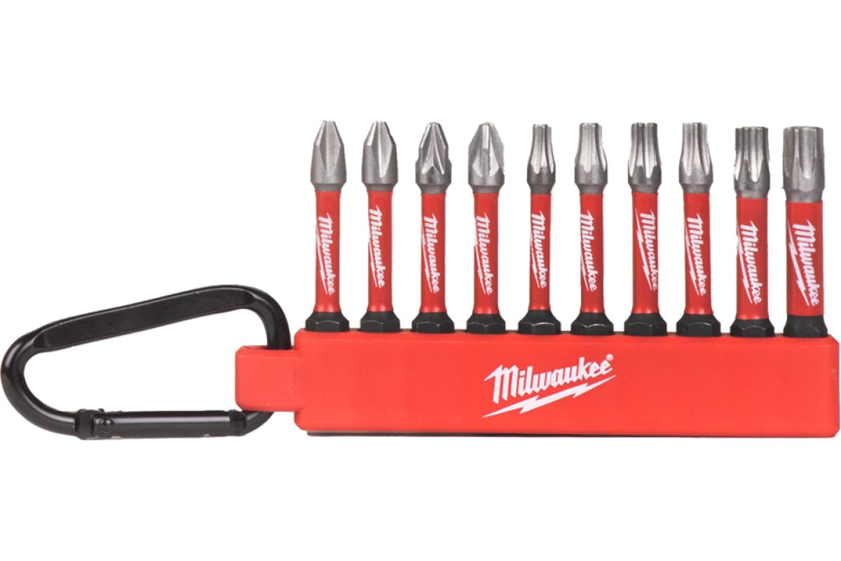 Набор бит Milwaukee 4932480941 SHOCKWAVE IMPACT DUTY 1 10 штук 610₽