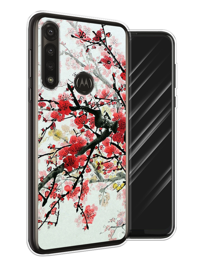 

Чехол Awog на Motorola Moto G Power 2020 "Сакура", Разноцветный, 242650-4