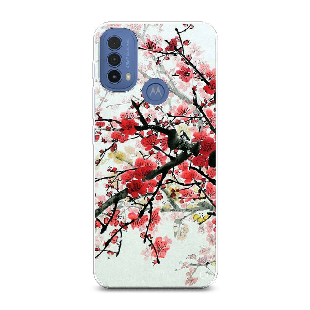 

Чехол Awog на Lenovo K14 Plus/Motorola Moto E20/E30/E40 "Сакура", Разноцветный, 243550-4