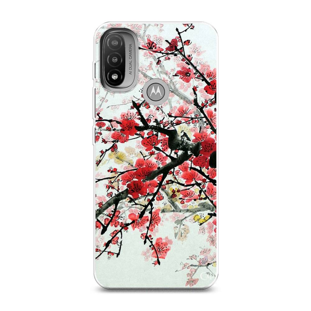 

Чехол Awog на Lenovo K14 Plus/Motorola Moto E20/E30/E40 "Сакура", Разноцветный, 243450-4