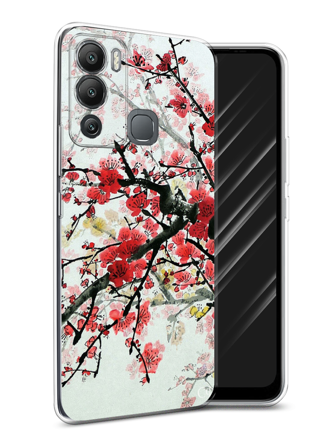 

Чехол Awog на Infinix Hot 12i "Сакура", Разноцветный, 3101250-4