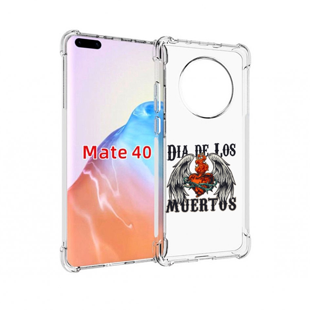 

Чехол MyPads Tocco для Huawei Mate 40 burning-heart, Прозрачный, Tocco