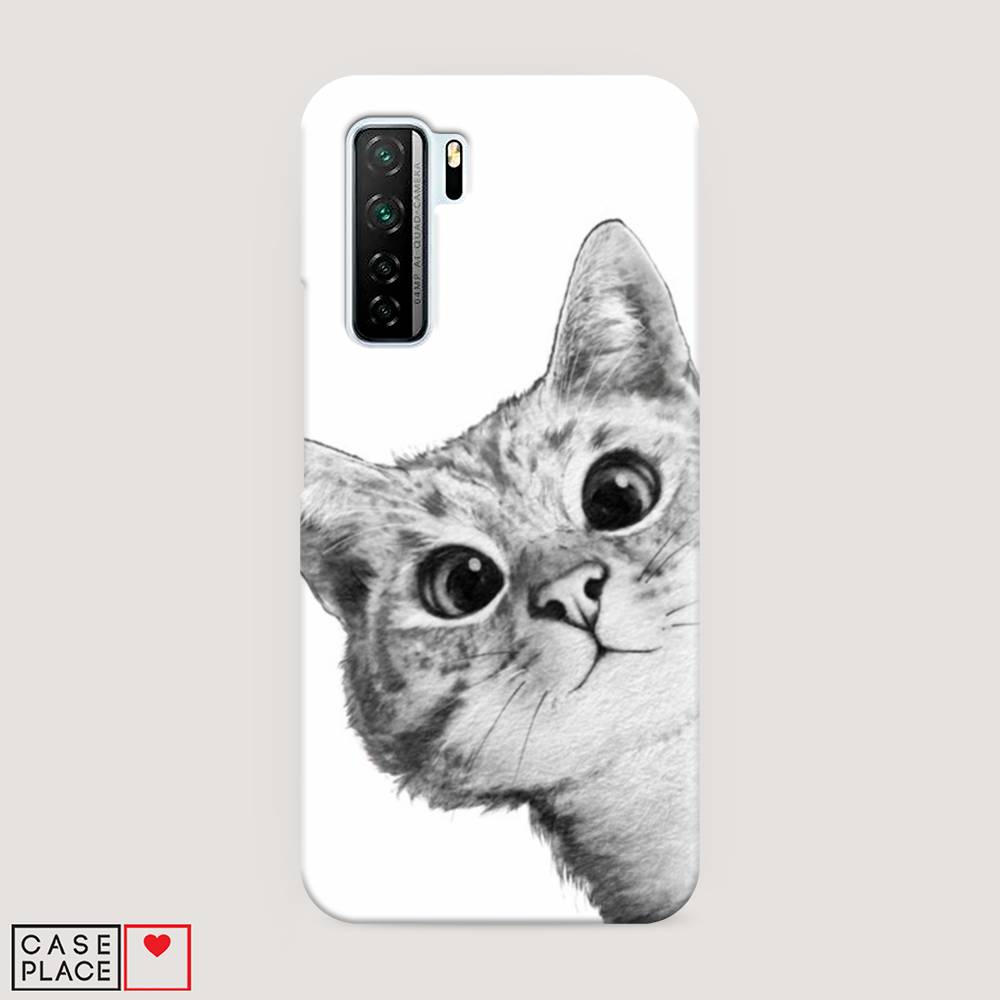 

Чехол Awog "Кот рисунок черно-белый" для Honor 30S (Global), 6102820-1