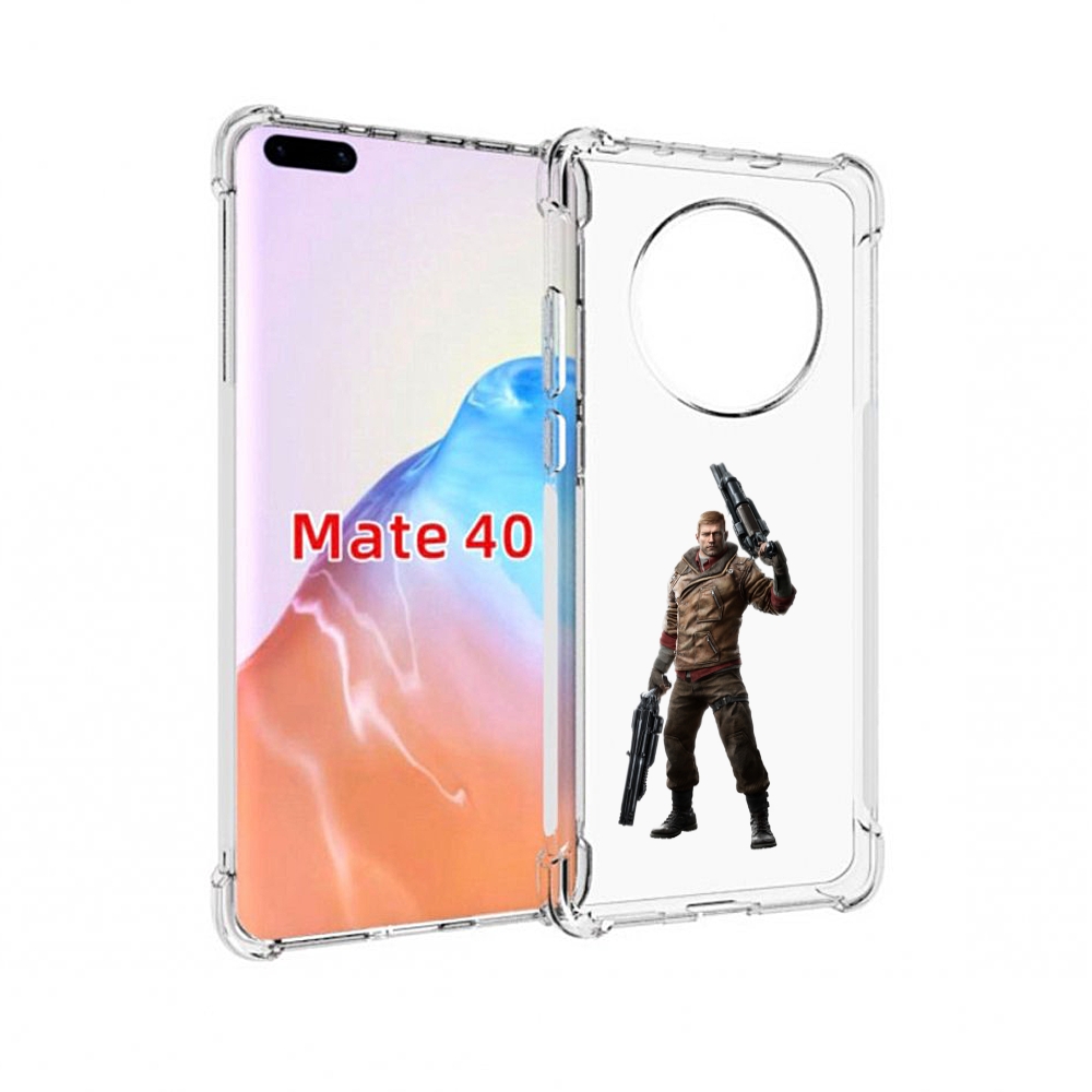 

Чехол MyPads Tocco для Huawei Mate 40 Wolfenstein, Прозрачный, Tocco