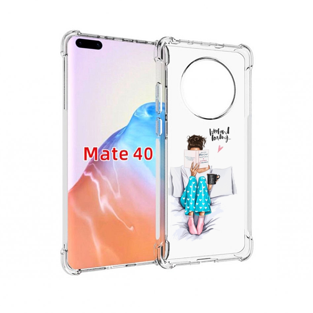 

Чехол MyPads Tocco для Huawei Mate 40 Weekend-loading, Прозрачный, Tocco