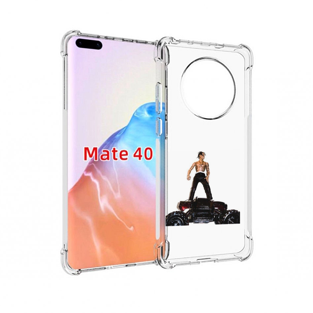 

Чехол MyPads Tocco для Huawei Mate 40 Travis Scott - Rodeo, Прозрачный, Tocco