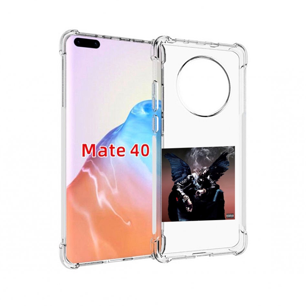 

Чехол MyPads Tocco для Huawei Mate 40 Travis Scott - Birds In The Trap Sing McKnight, Прозрачный, Tocco