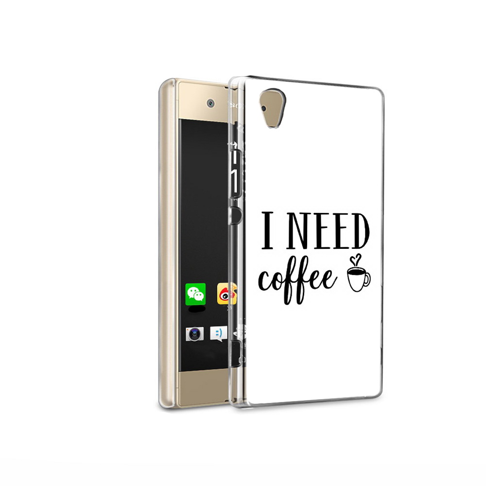 

Чехол MyPads Tocco для Sony Xperia XA1 Ultra Мне нужен кофе (PT67027.252.121), Прозрачный, Tocco