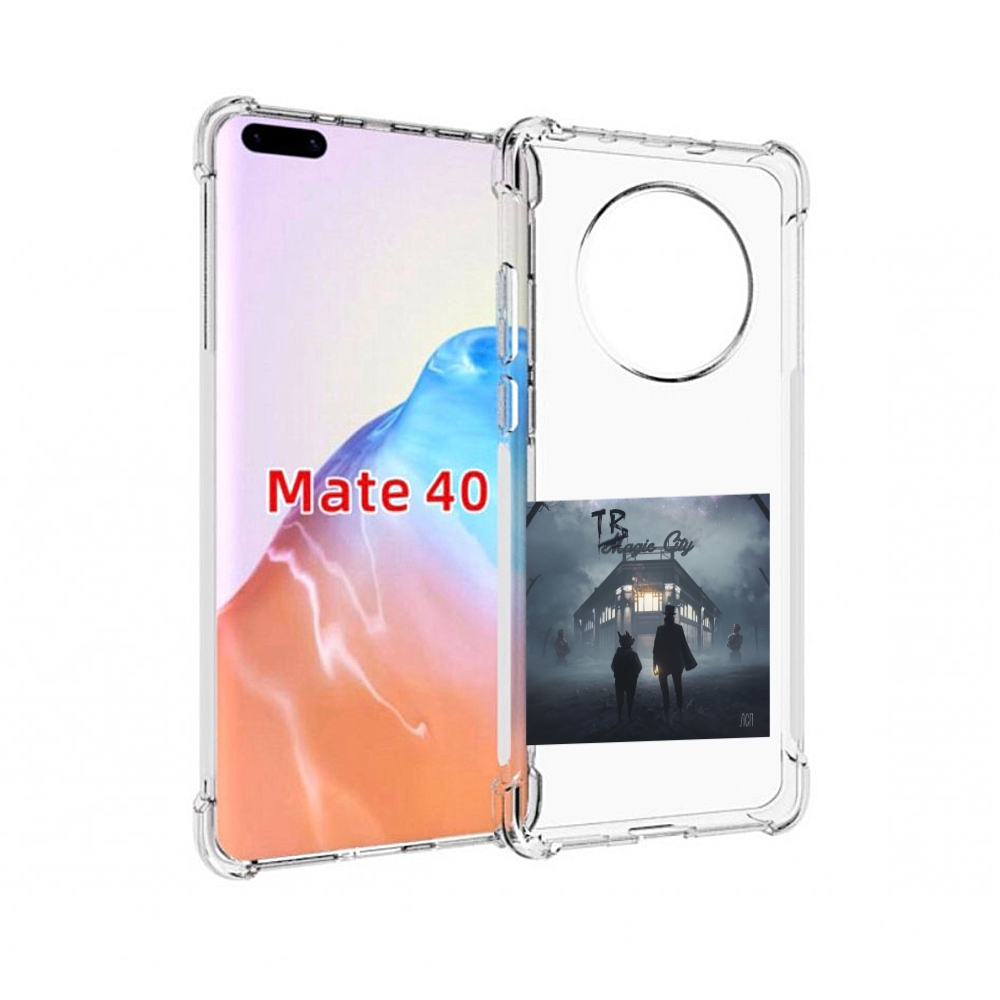 

Чехол MyPads Tocco для Huawei Mate 40 Tragic City ЛСП, Прозрачный, Tocco