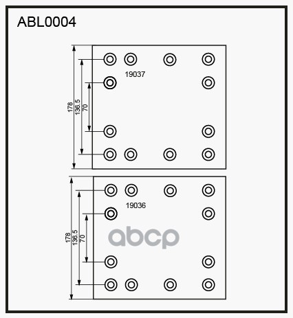 

Накладки Тормозные,Комплект 1R / Wva (19036/19037) Hcv ALLIED NIPPON abl1004hd