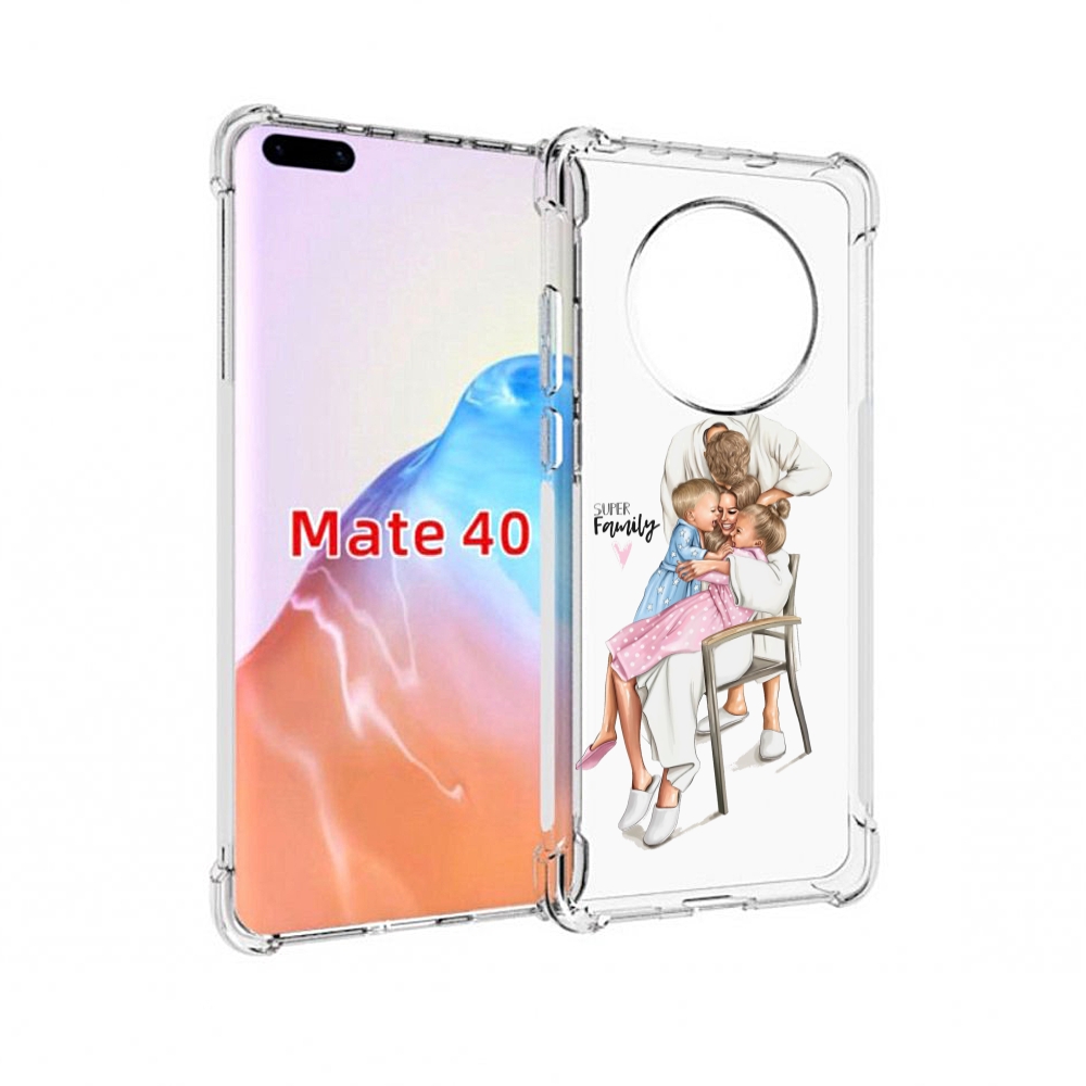 

Чехол MyPads Tocco для Huawei Mate 40 Super-family, Прозрачный, Tocco
