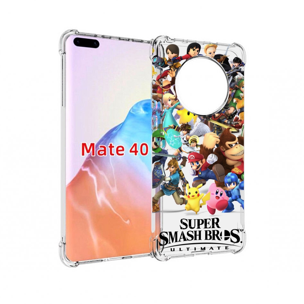 

Чехол MyPads Tocco для Huawei Mate 40 Super Smash Bros, Прозрачный, Tocco