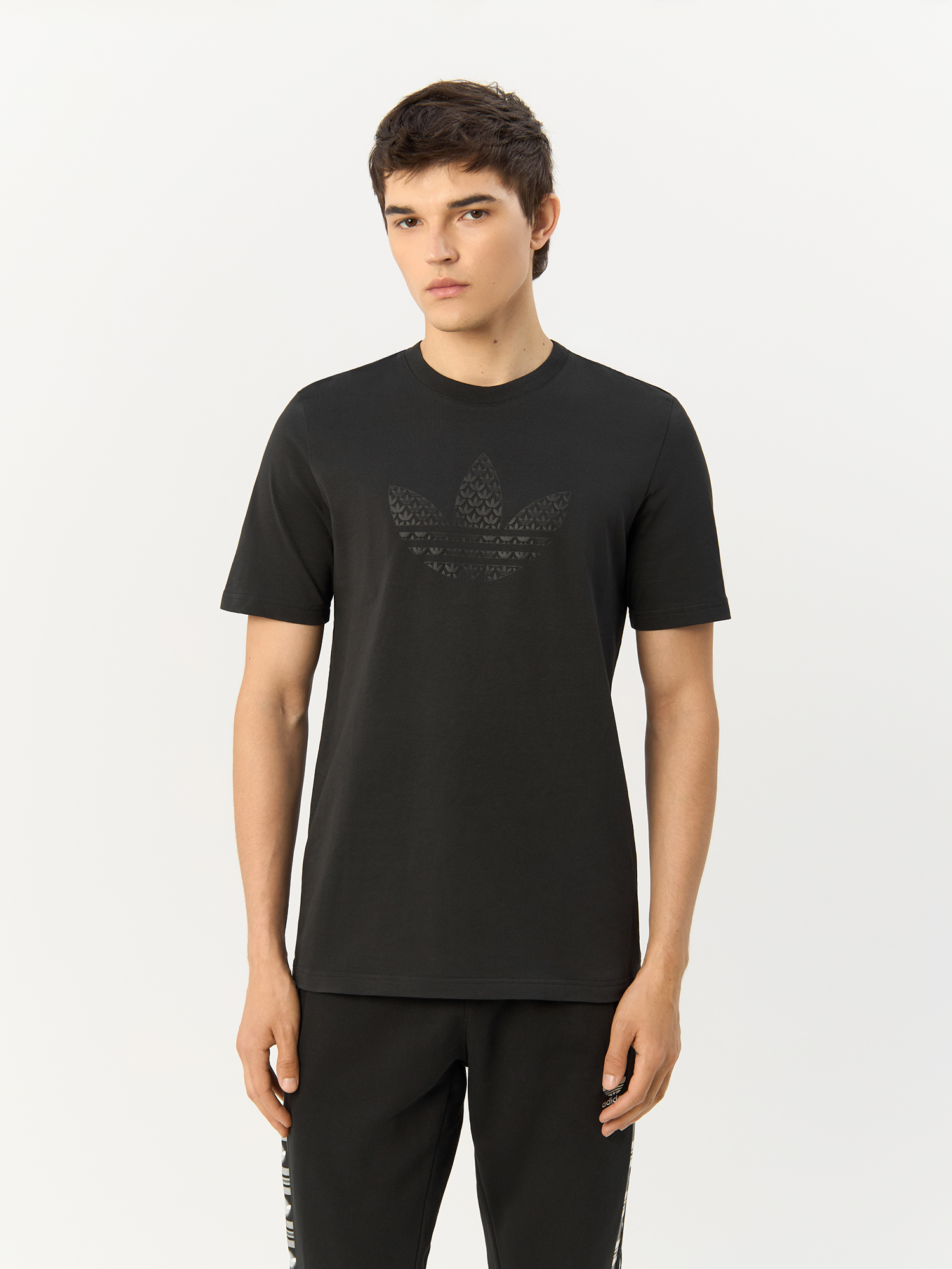 Футболка мужская Adidas Graphics Monogram IC8878 черная XS Вьетнам черный