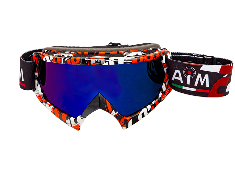

Очки кроссовые AiM (PRO) 157-700 Red-White-Black Glossy