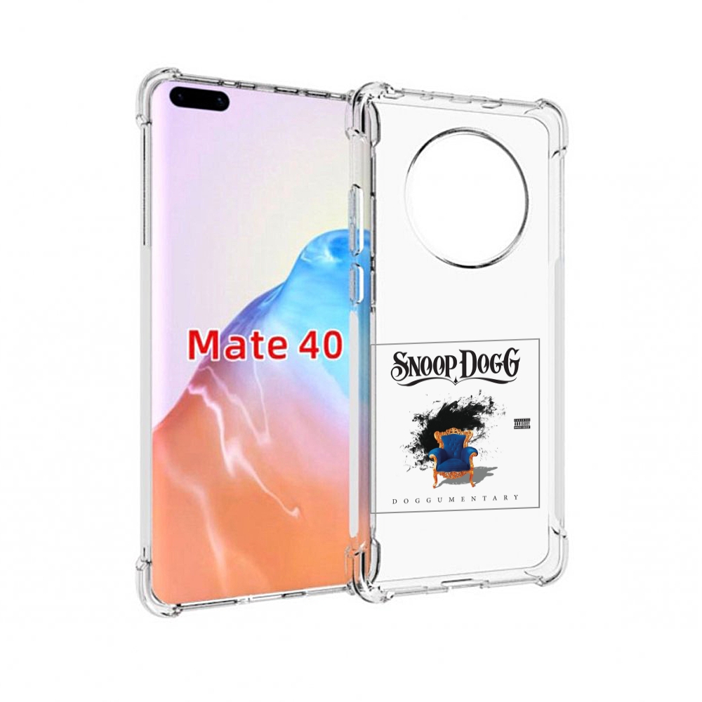 

Чехол MyPads Tocco для Huawei Mate 40 Snoop Dogg DOGGUMENTARY, Прозрачный, Tocco