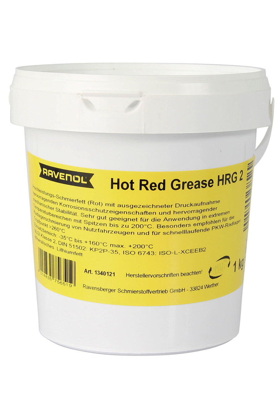 фото Смазка ravenol hot red grease hrg 2 ( 1кг)