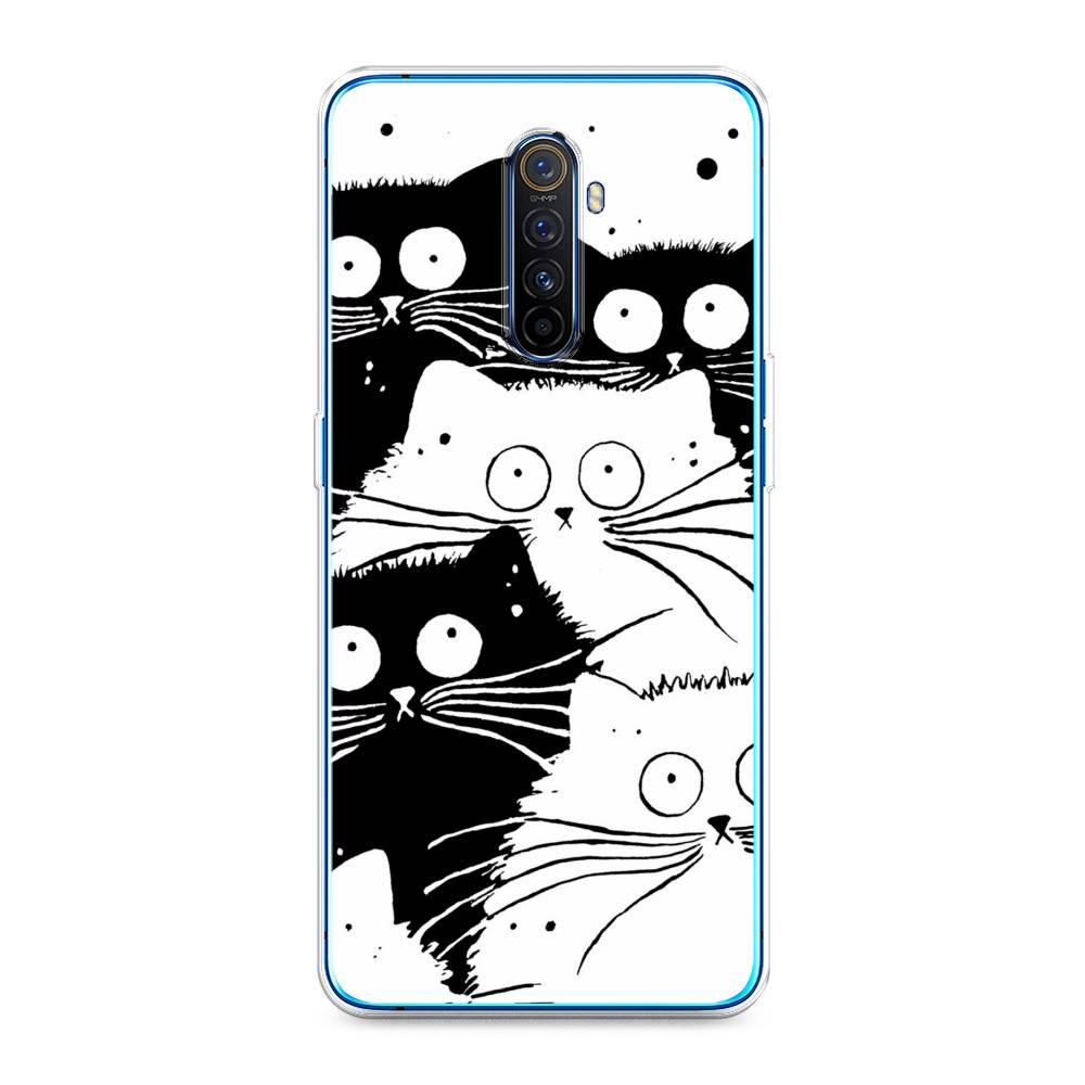 

Чехол Awog на Realme X2 Pro "Коты черно-белые", Разноцветный, 251750-2