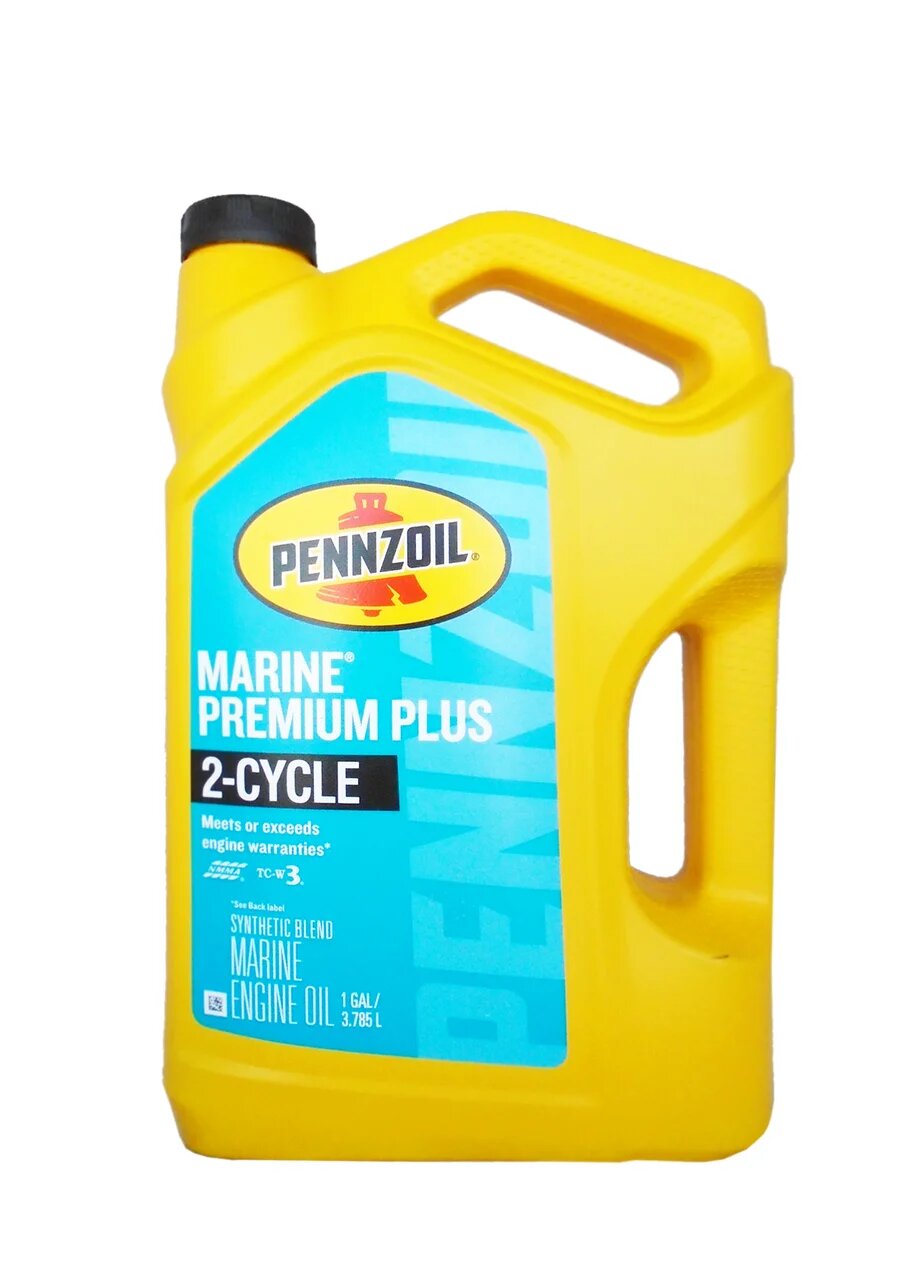 фото Моторное масло для 2-такт лод. мот. pennzoil marine premium plus 2-cycle (3,785л)