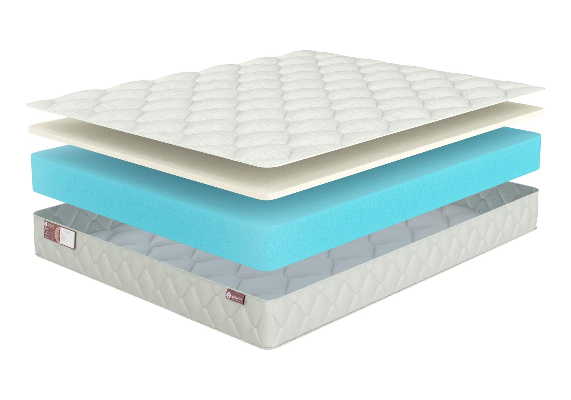 

Матрас Sonary Foam Zlin 85х186, Белый, Zlin