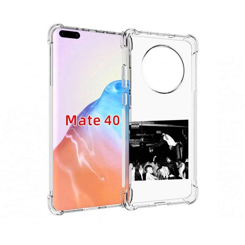 

Чехол MyPads Tocco для Huawei Mate 40 Playboi Carti - Die Lit, Прозрачный, Tocco