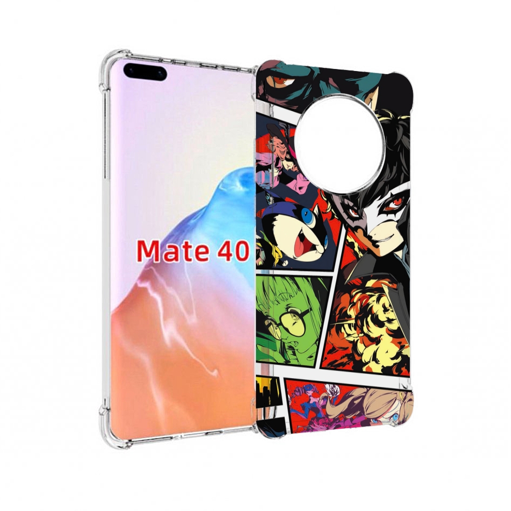 

Чехол MyPads Tocco для Huawei Mate 40 Persona 5 art, Прозрачный, Tocco