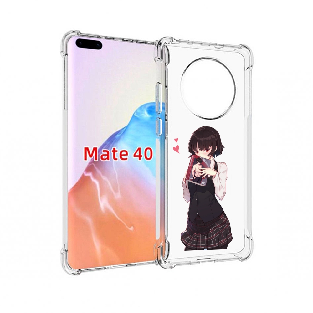 

Чехол MyPads Tocco для Huawei Mate 40 Persona 5 - Makoto Niijima, Прозрачный, Tocco