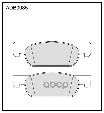 

Комплект Тормозных Колодок Allied Nippon Adb0985