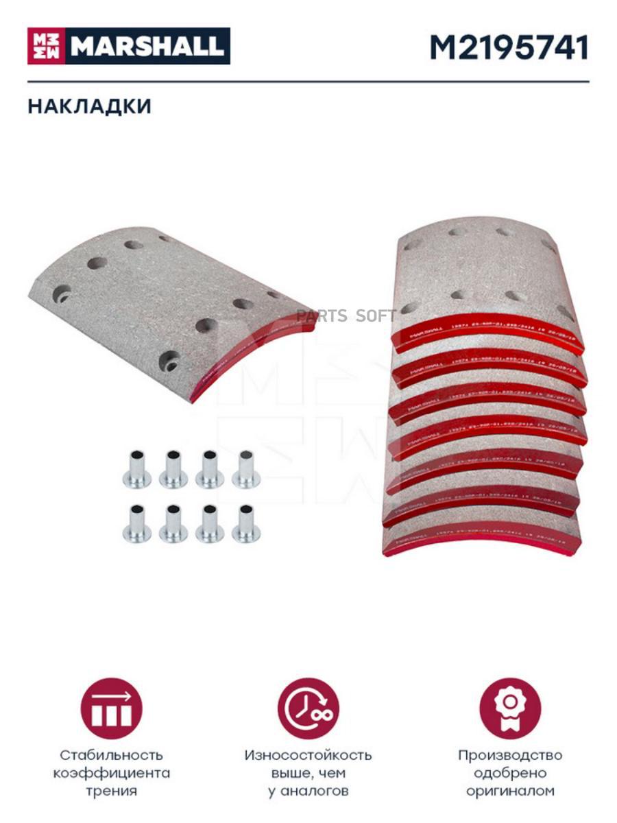 

Накладки торм. компл.